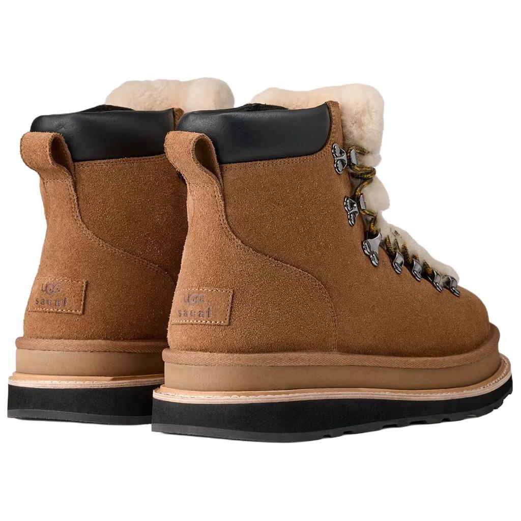 Sacai X UGG Hiker Boot Chestnut Unisex Sneakers Tan 1178390-CHE