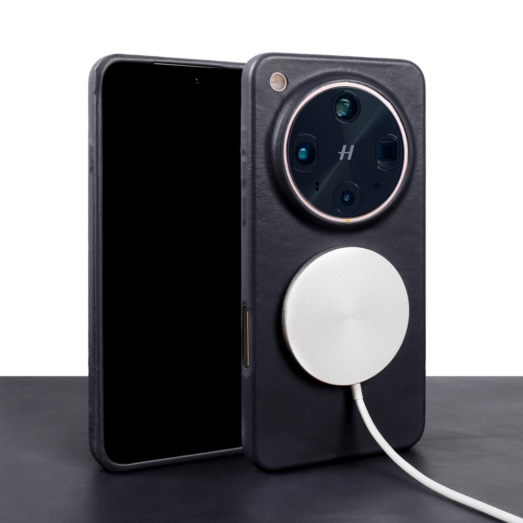 Voor Magnetische Echt Lederen Hoesje Voor OPPO Find X9 Pro X8 Ultra X6 Pro X7 Ultra RENO 9 Pro Plus Telefoon Achterkant Hoesje