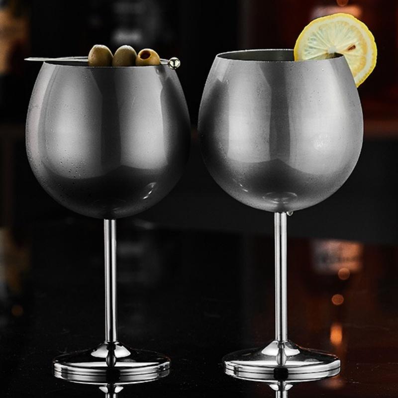 Stainless Steel Wine Glases Creative Agave Cup Liquor Cocktail Goblet Juice Tumbler Bar Party Wedding Restaurant Drinkware Cup