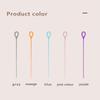 New 3mm Silicone Straw Brush Extended Silicone Drinking Straw Cleaner Brush Free Bending Cleaning Tool Bottle Straw