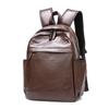 Herren-Rucksack aus weichem PU-Leder, große Kapazität
