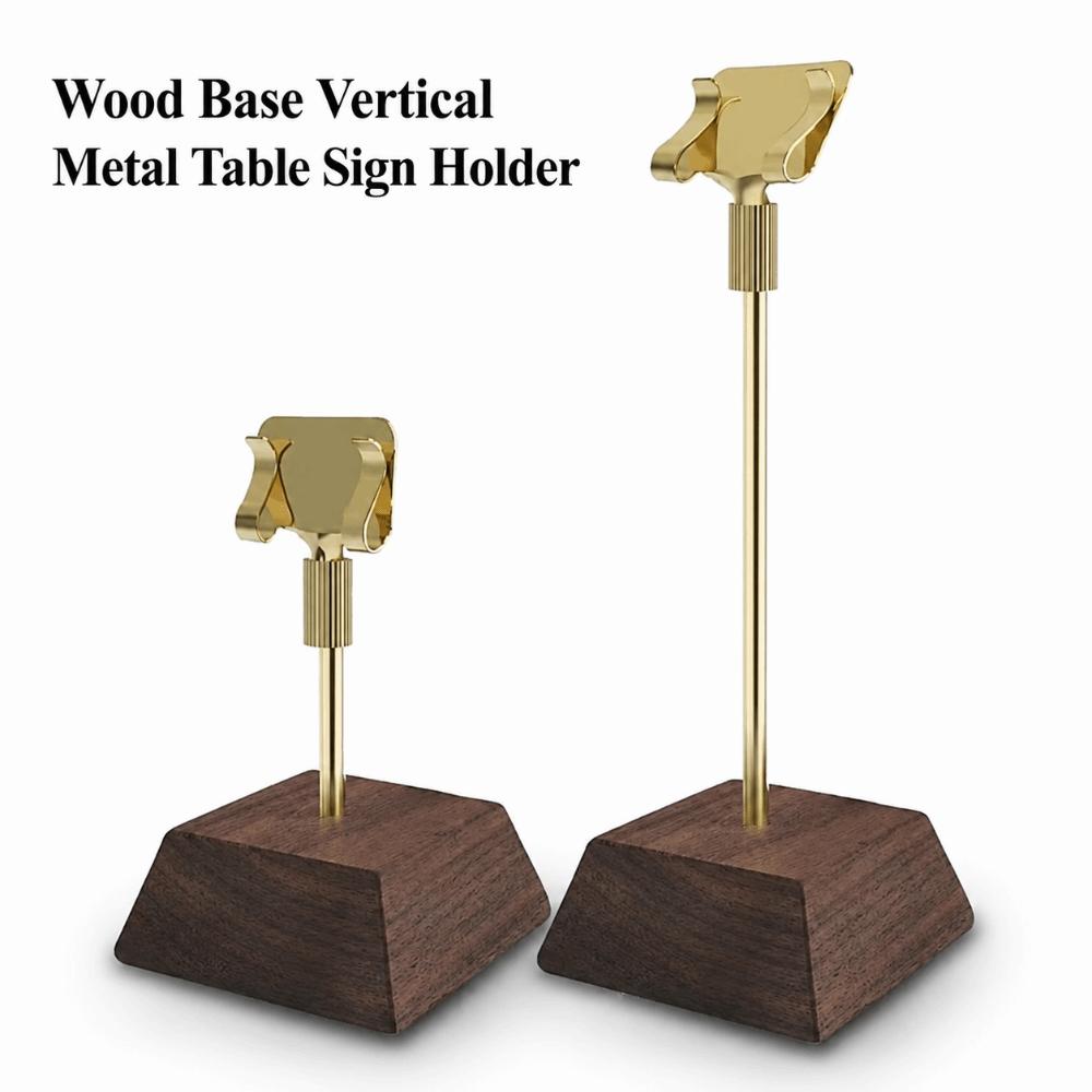 Adjustable Table Sign Holder Metal Table Number Holder Durable Price Tag Display Stand  Cafe