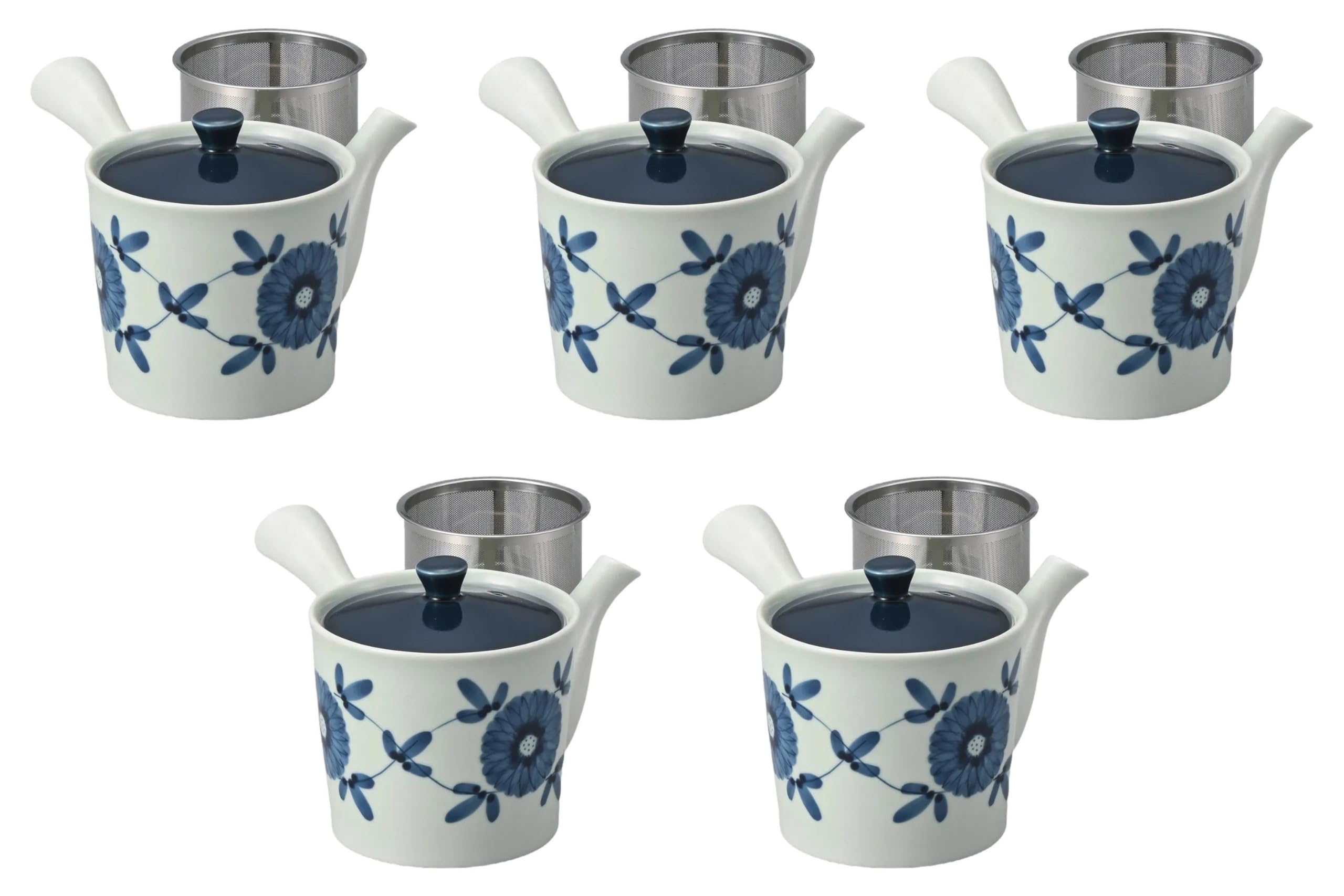 

Set of 5 Aihana SS Medium Teapots x cm Arita Ware Teapots Arita Ware Setomonohonpo [10.5 10.5 (425 cc)]
