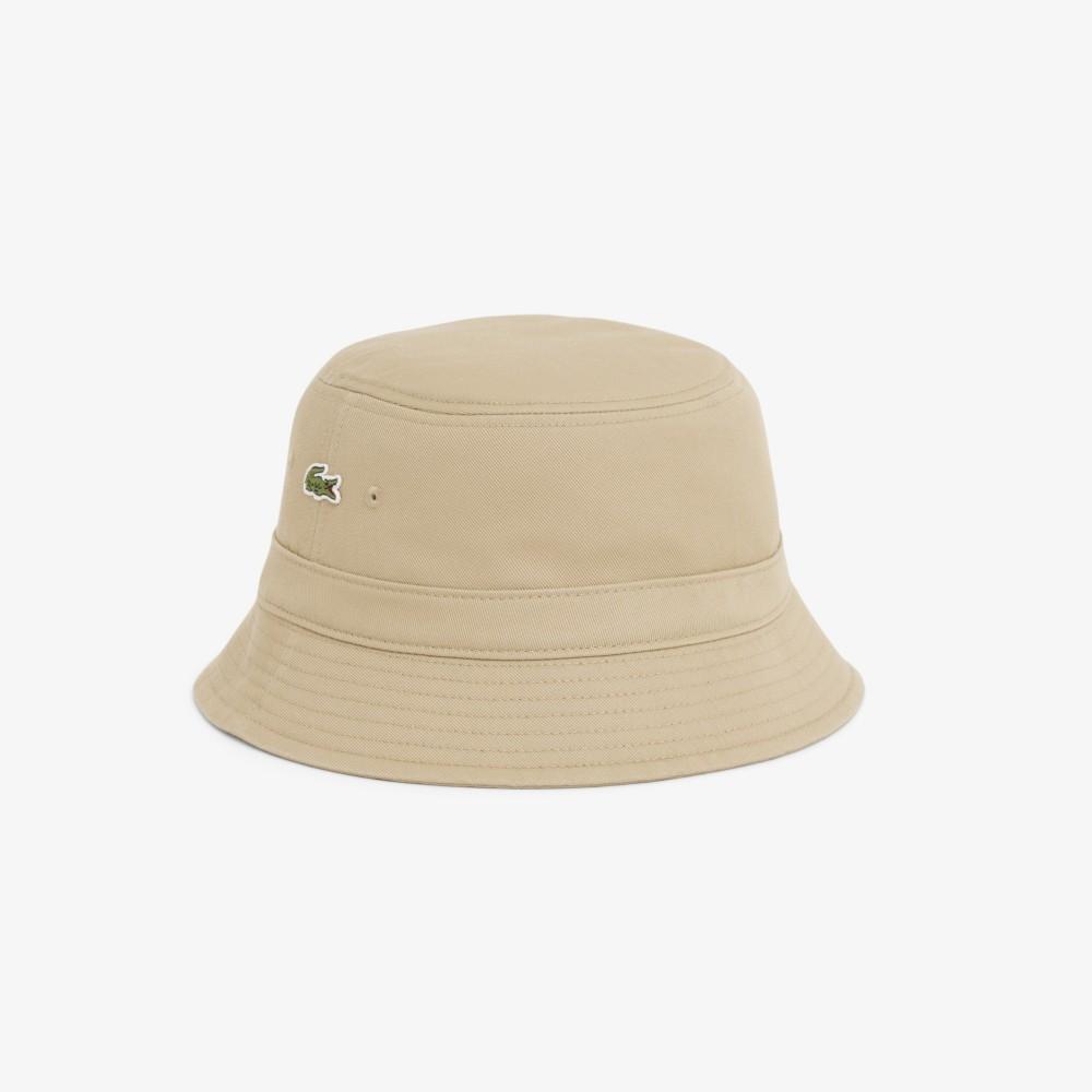 Lacoste Unisex Organic Cotton Twill Bucket Hat RK5004-56G02S