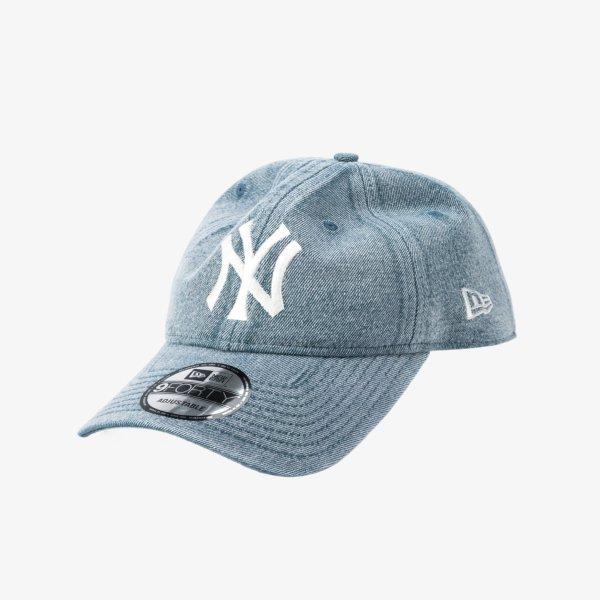 New Era New York Yankees Denim Unstrukturierte Baseballkappe Hellblau 14881501