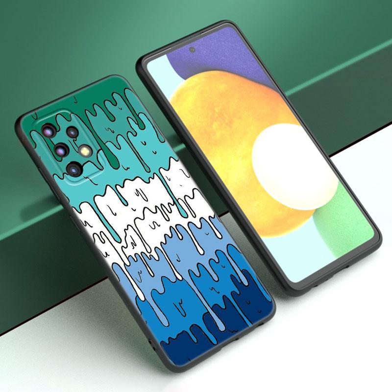 Pastell Kawaii Schmelzen Lesben Stolz LGBTQ Fall Für Samsung A21 A30 A50 A52 S A13 A22 A32 A53 A73 5G A11 A12 A31 A51 A70 A71 A72