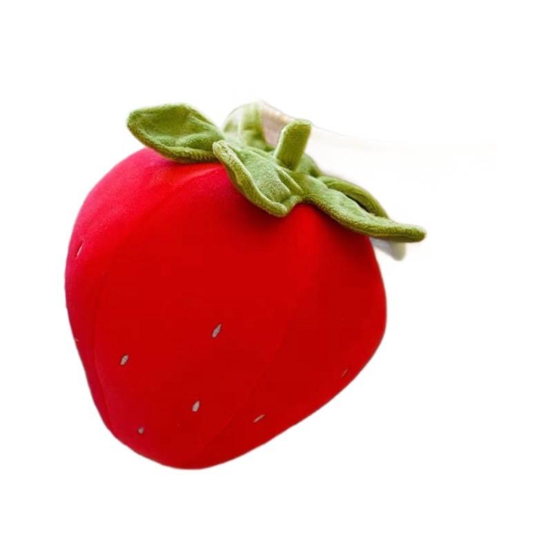 Fruit Plush Toy Strawberry Soft Short Plush Gift For Girls Kids