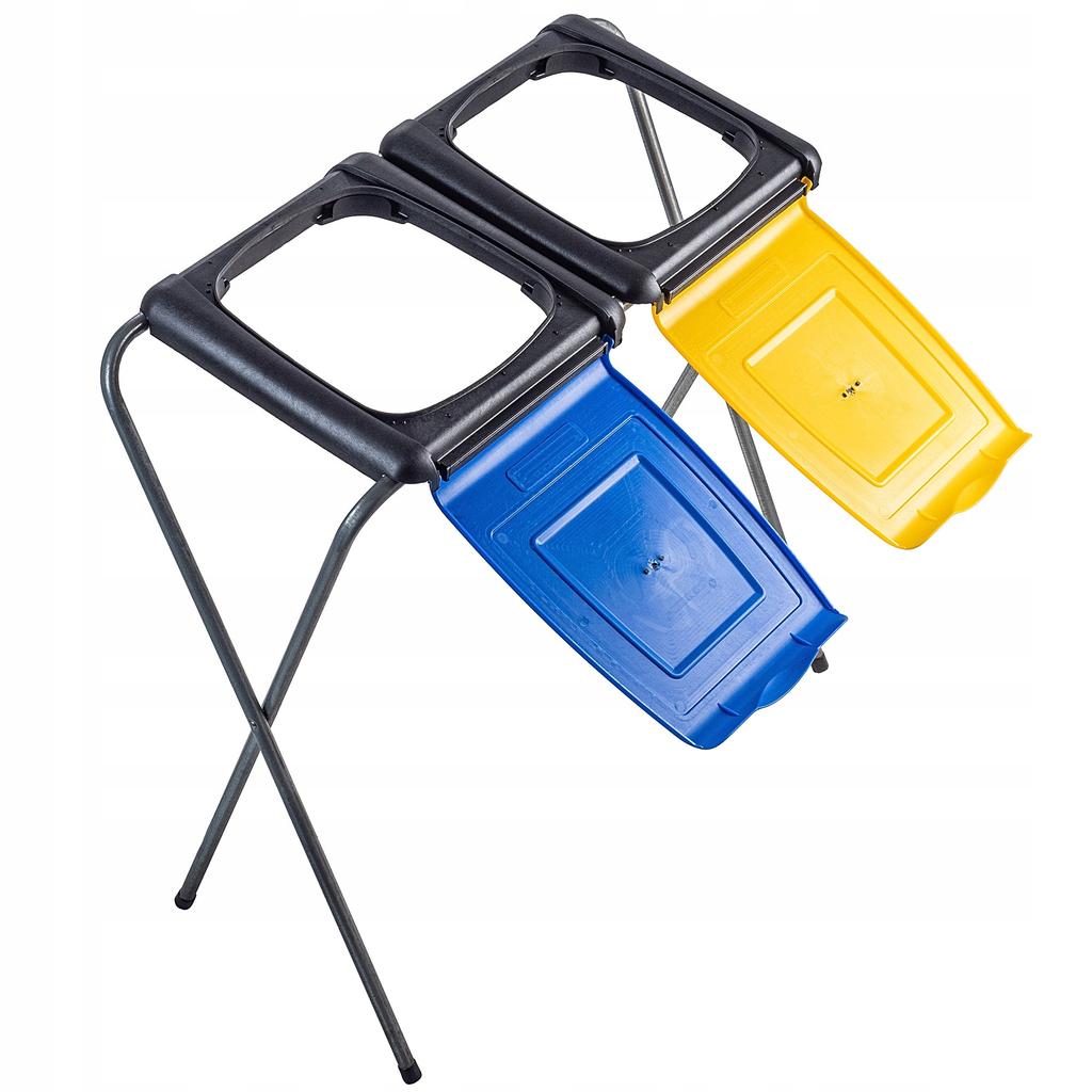 KADAX Waste Sorting Stand Bin 2 Positions for 120L Bags Frame