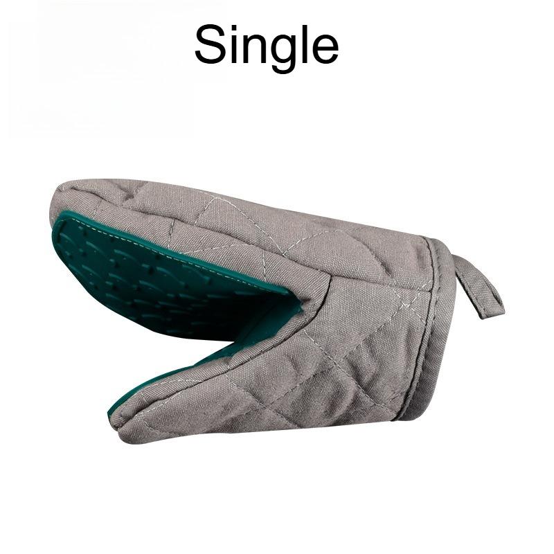 1pc Pads | Ergonomic Grip, Non-Slip Kitchen Mat, Baking Oven Insulated Gloves,Fish shaped semi silicone cloth hand grip gloves