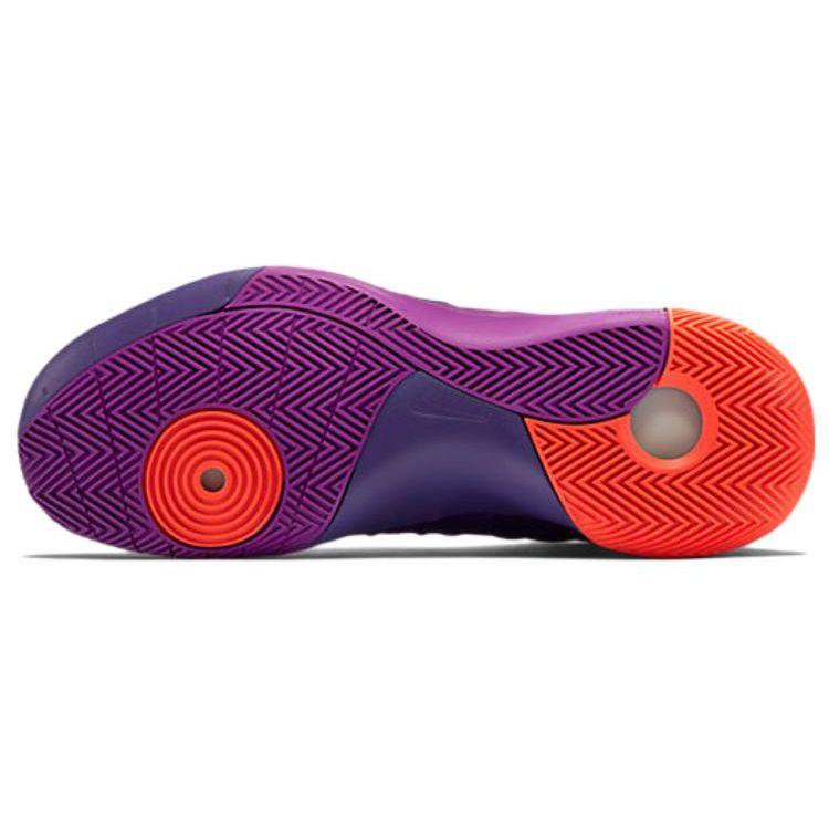 Nike Hyperdunk 2015 Fashion Versatile Shock Absorption Anti-Slip Wear-Resistant High-Top Basketball Shoes Men sneaker Purple Orange 749562-565
