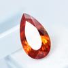 10.80 Ct Natural CERTIFIED Orange Sapphire Unique Pear Shape Loose Gemstone