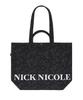Nick&Nicole Leopard Twoway Corduroy Ecobag_Black