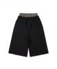EASY NO EASY Boxer Layered Bermuda Sweatpants - Black