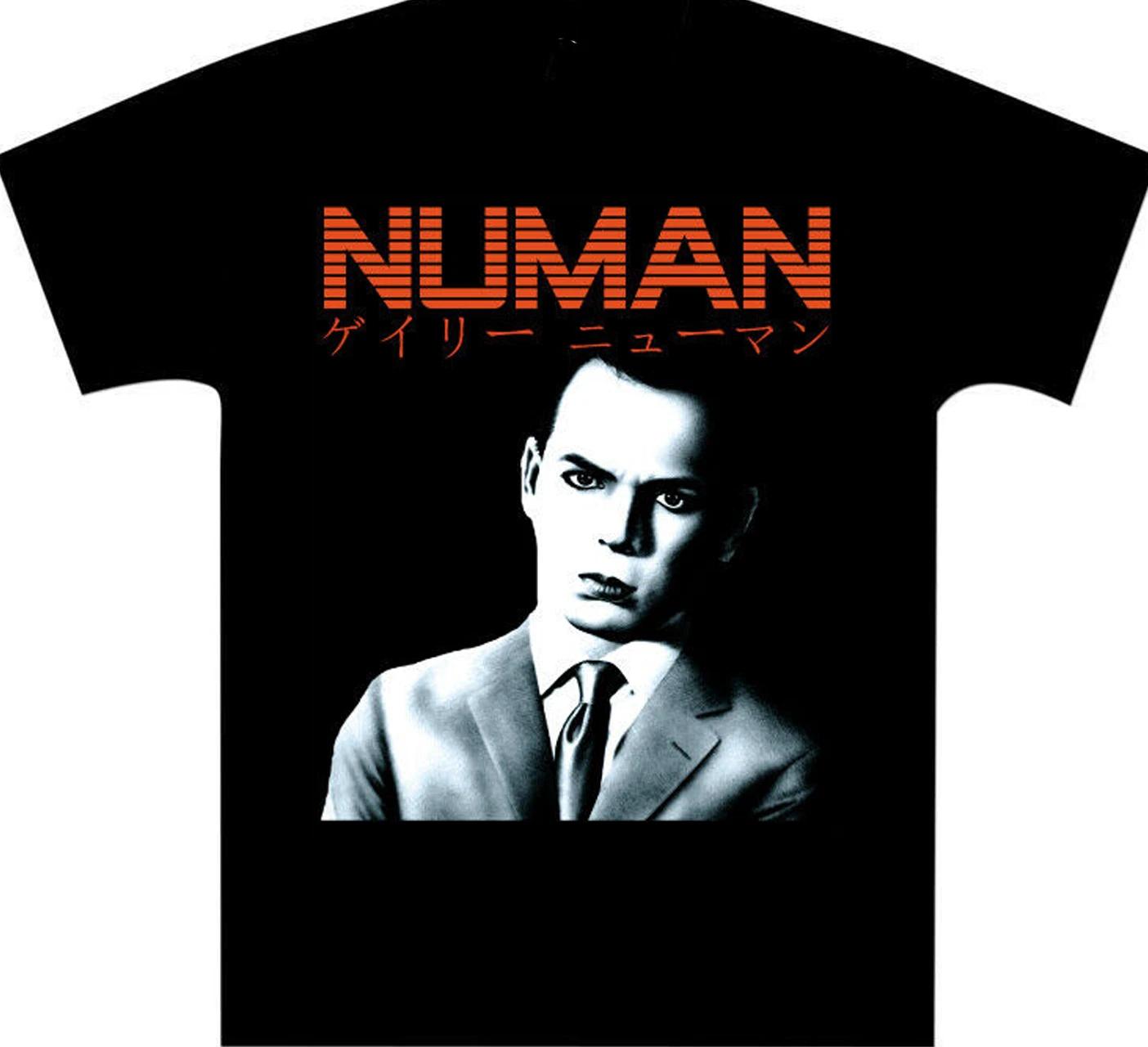 Men s and Women s T-shirts Gary Numan Tubeway Army Tour Japan Men T-shirt Black All Sizes XL