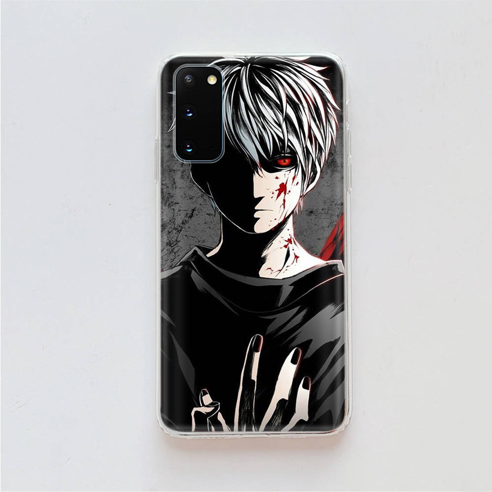 AD98 Tokyo Ghoul Clear Case for Samsung A04 A14 A23 A34 A54 M23 M33 M52 M53 Realme 10 9 C30S C35 C55 VIVO Y02 Y21 Y33S Y51 X80 V25 Cover