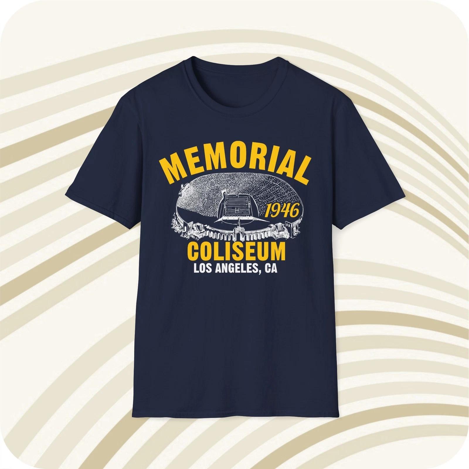 Memorial Coliseum 1946 Classic Cut Football T shirt - Los Angeles Rams 2XL