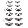 12pcs Black Bat Wall Sticker Realistic Spooky Bat Decal Art Decals 3D Bats Sticker  Bar