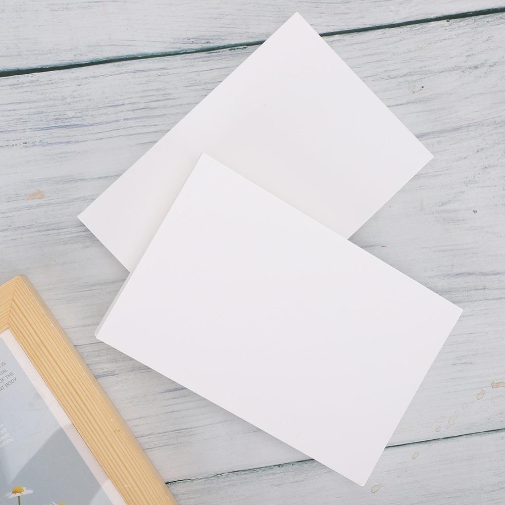 100pcs Textured White Cardstock Paper Paper Tagboard Watercolor Paper Deckled Edge Paper  Photobook A