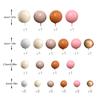 48 PCS Ball Cake Picks Colorful Ball Cupcake Topper for Birthday Party Wedding Decoration Supplies Color Series Six Colors 5