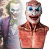 Scary Halloween Joker Jack Skellington Double Layer Latex Mask For Terrifying Costumes