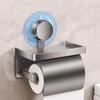 No Drilling Toilet Roll Paper Rack Suction Cup Tissue Stand  Bathroom Kitchen