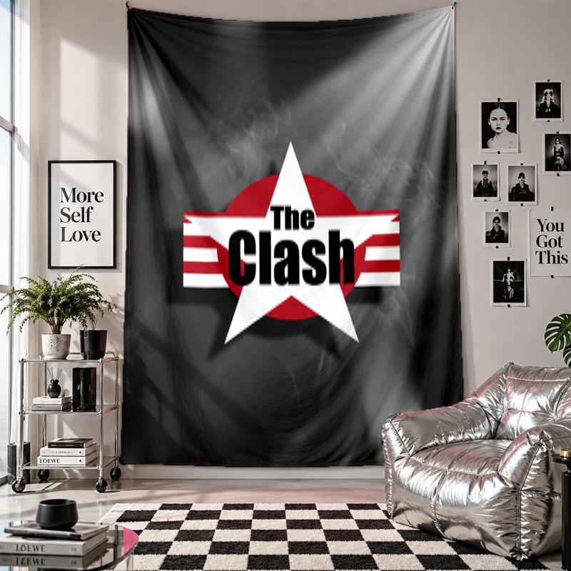 The Clash Wall Tapestry Home Decor Wall Hanging Cloth for Bedroom Living Room Background