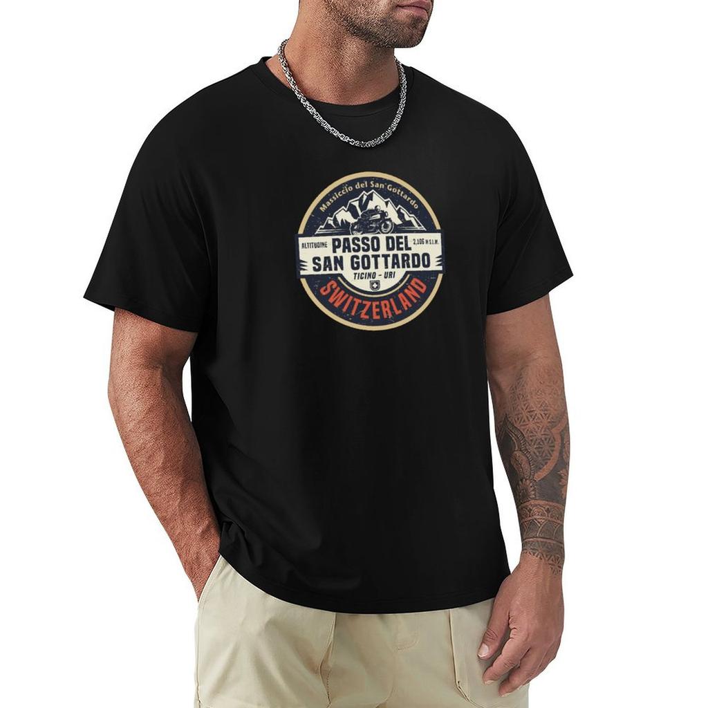 Gotthard Pass Switzerland TShirt Quick Dry Sports Short Sleeve Tee