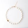 Bien Vetu Gold Point Baroque Imitation Pearl Necklace