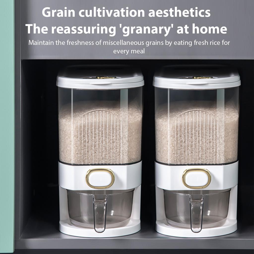 Sealed Rice Bucket Insect-proof Moisture-proof Rice Storage Container Food-grade Kitchen Grain Powder Box Cereal Storage Tank