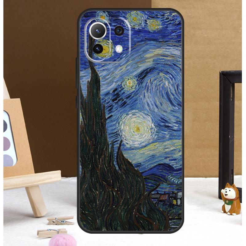 Van Gogh Art Oil Painting Case For Xiaomi 14 Ultra 13 11T 12T 13T Pro 12 Lite POCO X6 Pro X3 X4 X5 M5s M6 F3 F5 Cover