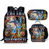 Cartoon Printing Casual Shoulder Bag Junior High School Students Large Capacity Backpacks
