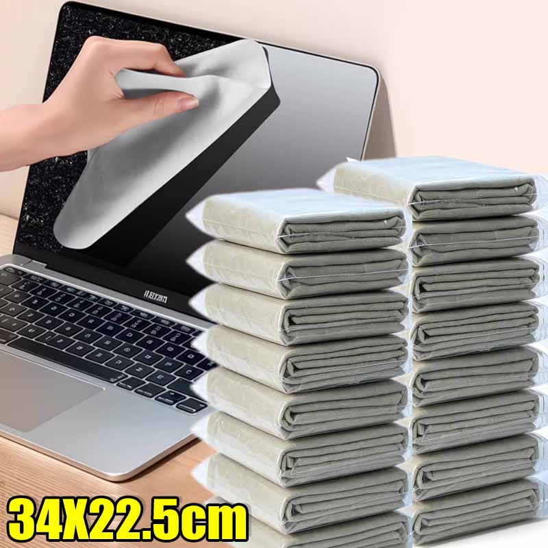 Double Suede Polishing Cloth Screen Cleaner Wiper for MacBook Screen IPad IPhone Apple Watch Display Cleaning Supplies