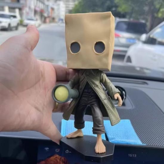 17cm Little Nightmares Anime Figurine Action Toy - Collectible Six Figure Mono For Kids Christmas Decoration Gift Hot Game Model