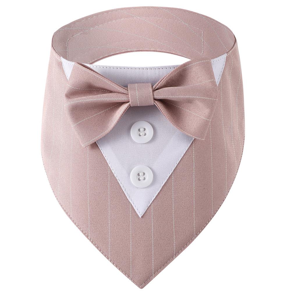 Tanpopo Dog Tuxedo Formal Wedding Bandana Bow Tie Birthday Costume Adjustable Pet Party Attire Valentines Outfit Cosplay Collar