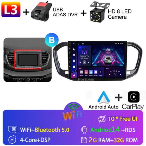 Fortress  For LADA Vesta NG 2025 Car Radio Multimedia Video Player Navigation stereo GPS Android 13 No 2din 2 din dvd