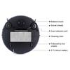 Yousheng Smart Robotic Vacuum Cleaner with Sweeping Suction Mopping 3-in-1 Automatic Floor Cleaner Low-Noise Self-Charging Corner Dust Cleaner for Pet