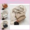 Fashionable Simple Crossbody Bag For Women In Black White Brown And Khaki Colors