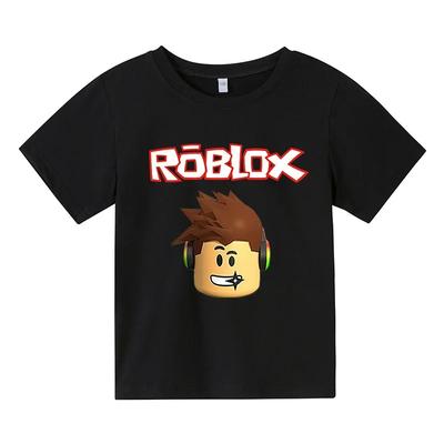 Cartoon Robloxing Kind T-Shirt Jungen Spiel Sport Baumwolle T-Shirt Kind Kurzarm Oberteil Lässig Street Harajuku Kleidung