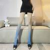 Internet Celebrities Gradual Change Stockings Women Spring and Summer Sexy Black Silk Thin Pure Desire Candy Color Spice Girls Bottoming Leg Socks