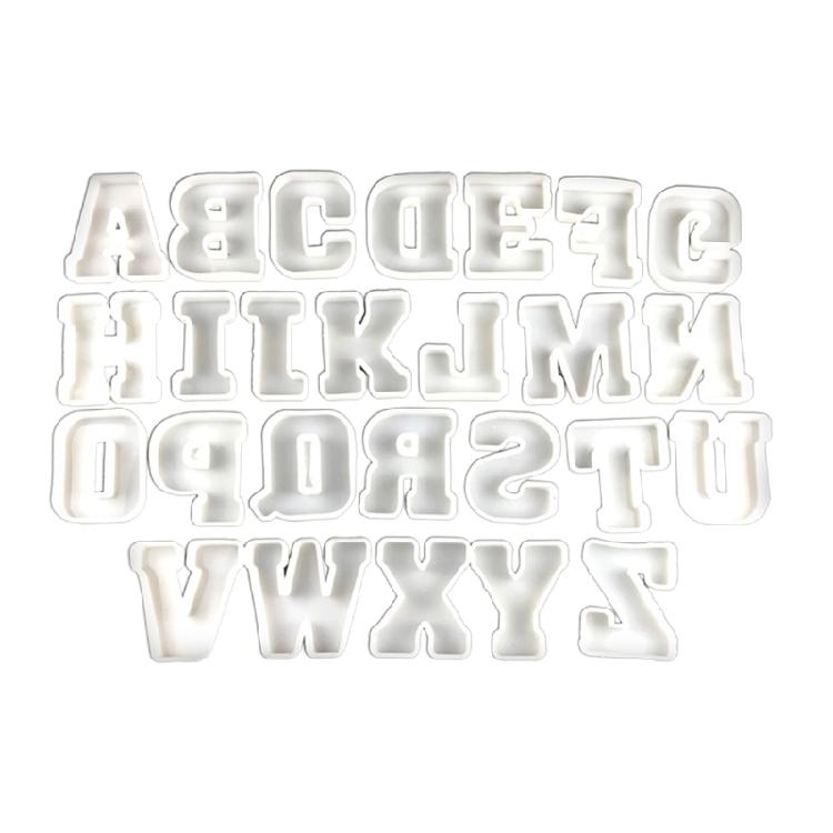 

26Pcs Silicone Alphabet Molds Large Letter Molds Epoxy Resin Molds for DIY Craft 1