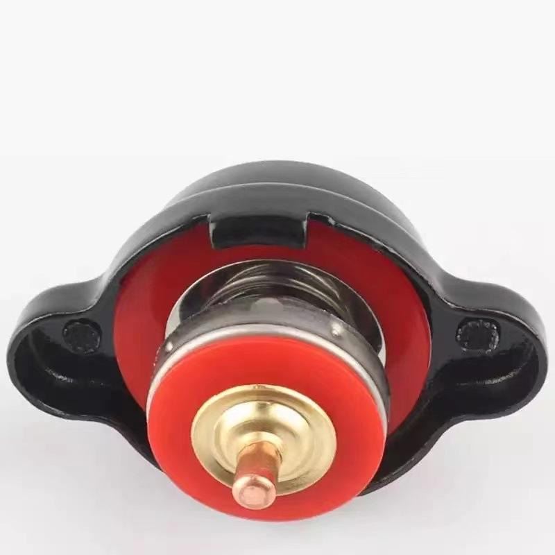 1.8 Bar High Pressure Radiator Cap 25.6Psi With Temperature Gauge For Honda Yamaha Kawasaki Suzuki Polaris Ranger Motorcycle ATV Fuel Tank Caps3