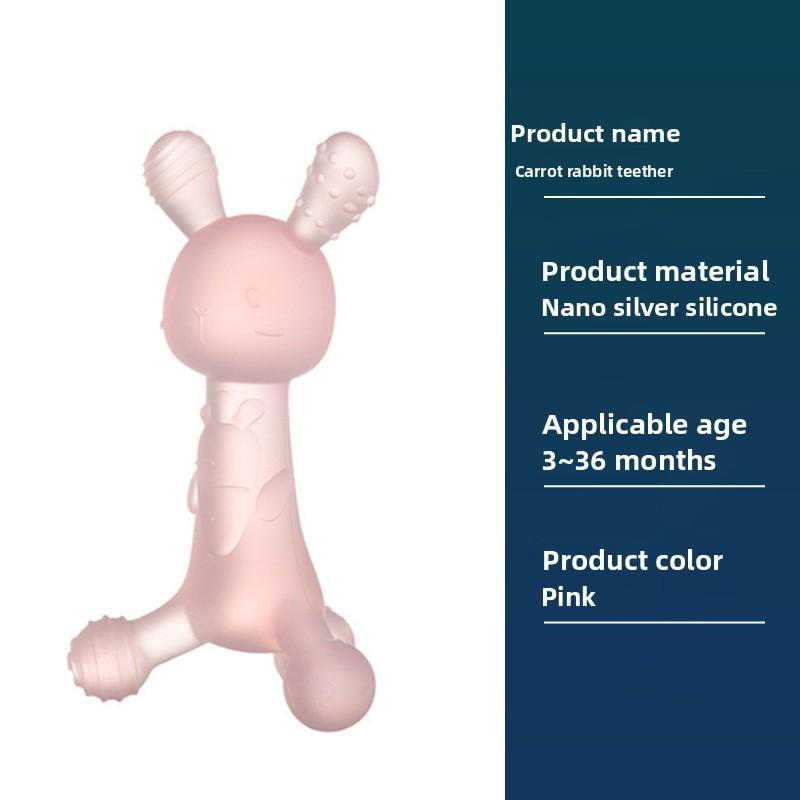 

Non-stick Baby-safe Boilable Teething Stick 1PC рожевий