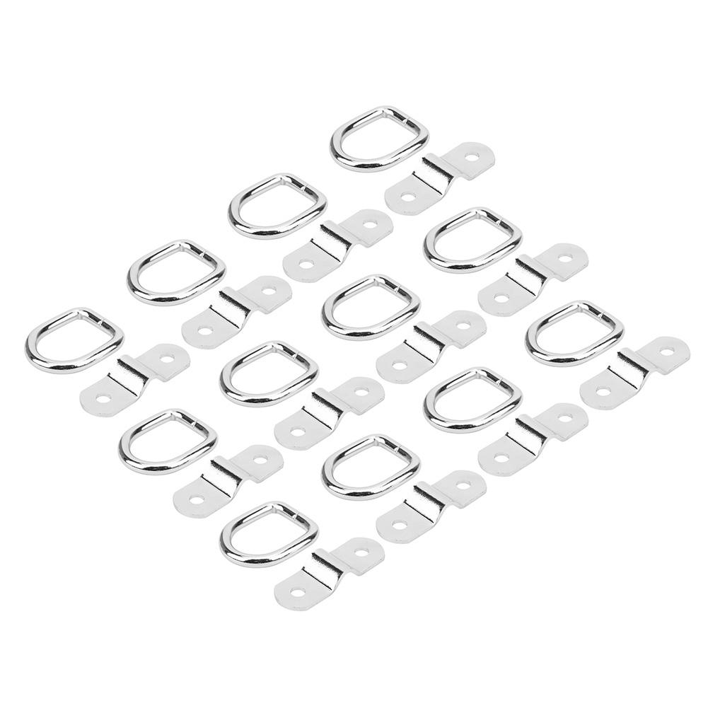 Car Trailer Tie Down D Ring Secure Lashing Towing Anchor Hooks for Trucks RvV Campers Van Atv Suv Boat