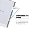 For Remarkable 2 Case Rotating Stand PC+PU Leather E-Reader Cover with Pen Holder