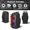 Speaker Protective Case for JBL PARTYBOX 310/320/520/710 Speaker Storage Bag with Zipper and Mic Pocket Double-Sided Storage Bag
