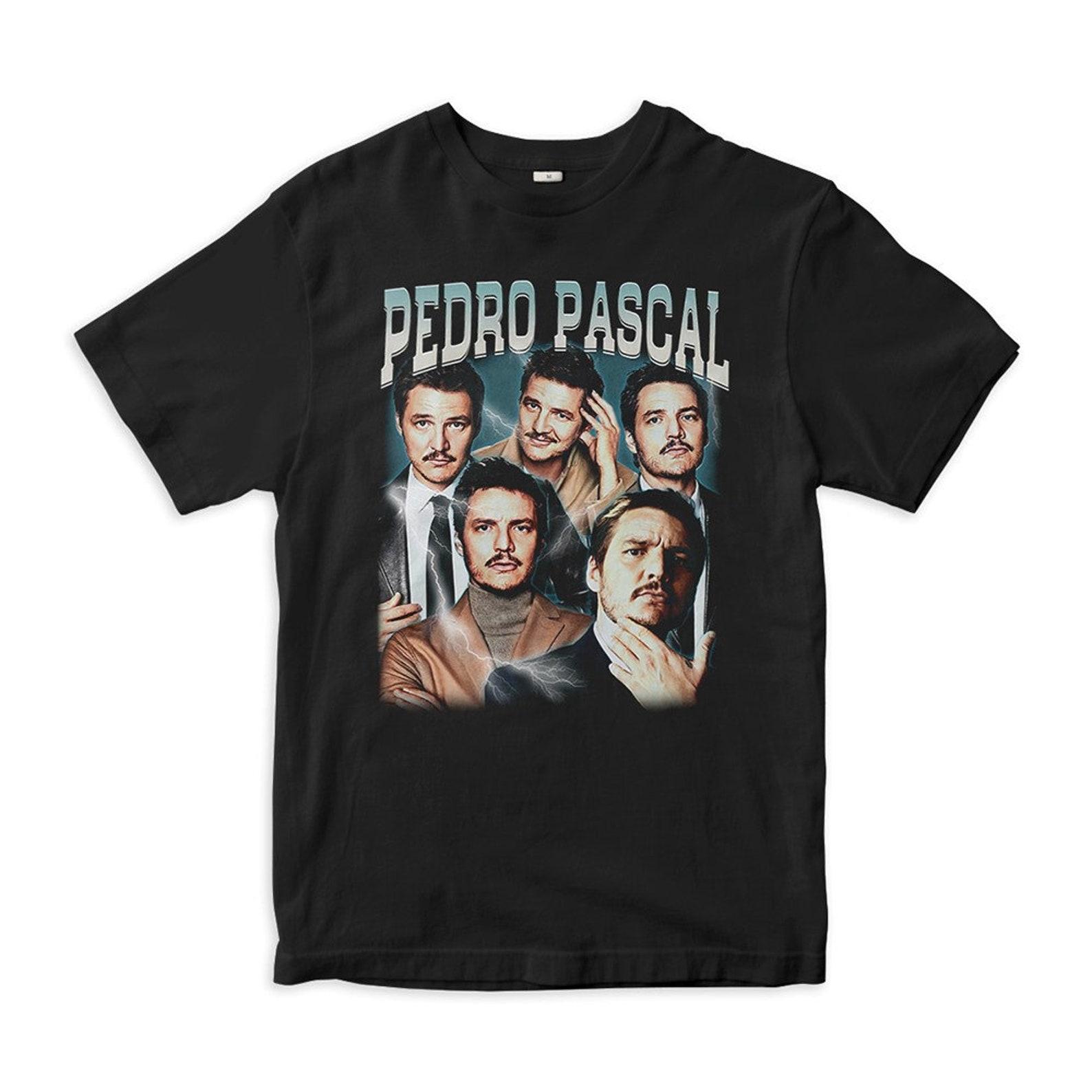 Pedro Pascal Photo Collage T-Shirt, Men s and Women s Sizes (PED-35111) XL