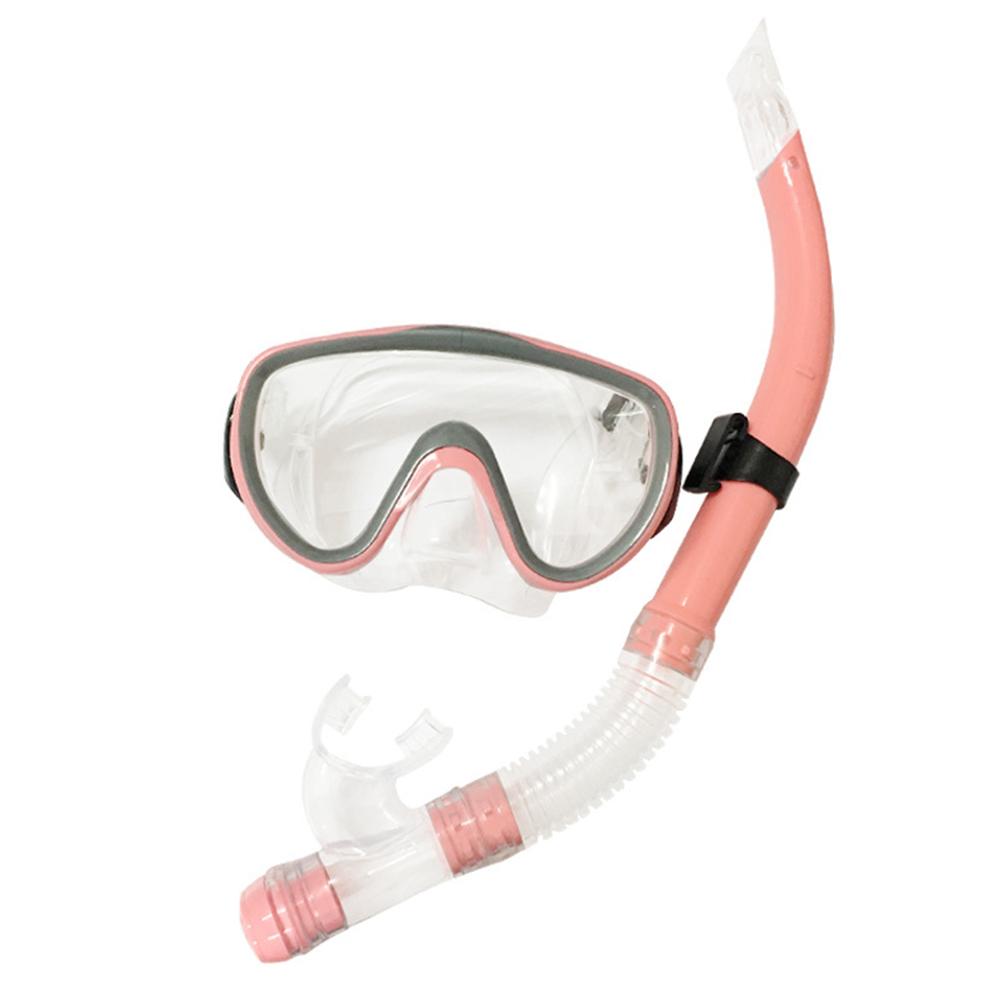 Professional Diving Mask Snorkels Set Waterproof Goggles Glasses Easy Breath Tube Set Diving Equipment