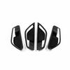 For Hyundai Elantra 2021-2025 Carbon Fiber Inner Door Handle Bowl Cover Trim 4PC