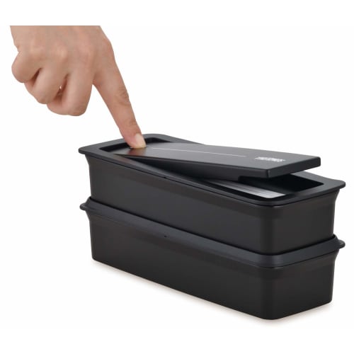 Thermos Bento Box 2 Tier Fresh Lunch Box 980ml Black DJS-980W BK