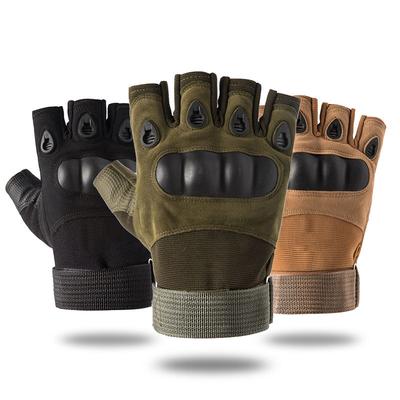 Herren Militärische Taktische Fahrradhandschuhe Anti-Rutsch Halbfinger Sporthandschuhe Fahrradhandschuhe